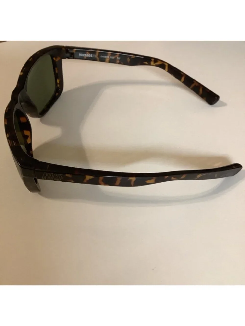 Nike Vintage 73 EV0598 203 501  Sunglasses Tortoise Shell Plastic Frame Green